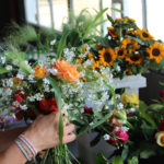 confection bouquet fleurs atelier EVJF