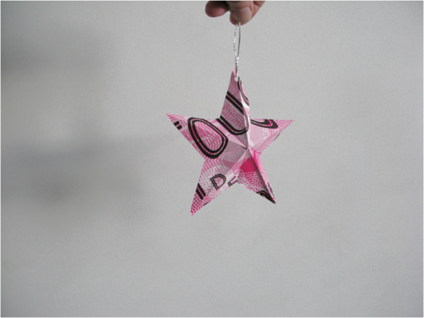 étoile origami