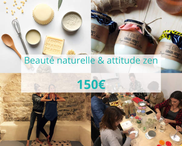 Visuel beauté naturelle attitude zen 150%